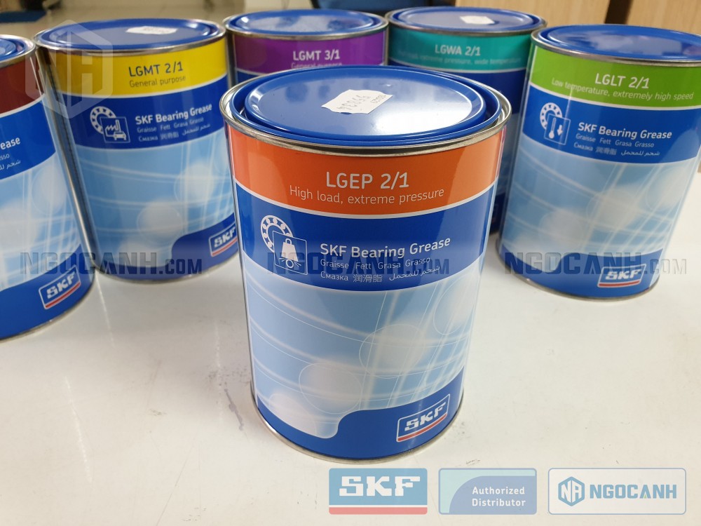 SKF LGEP 2/1 được đóng trong hộp 1kg.
