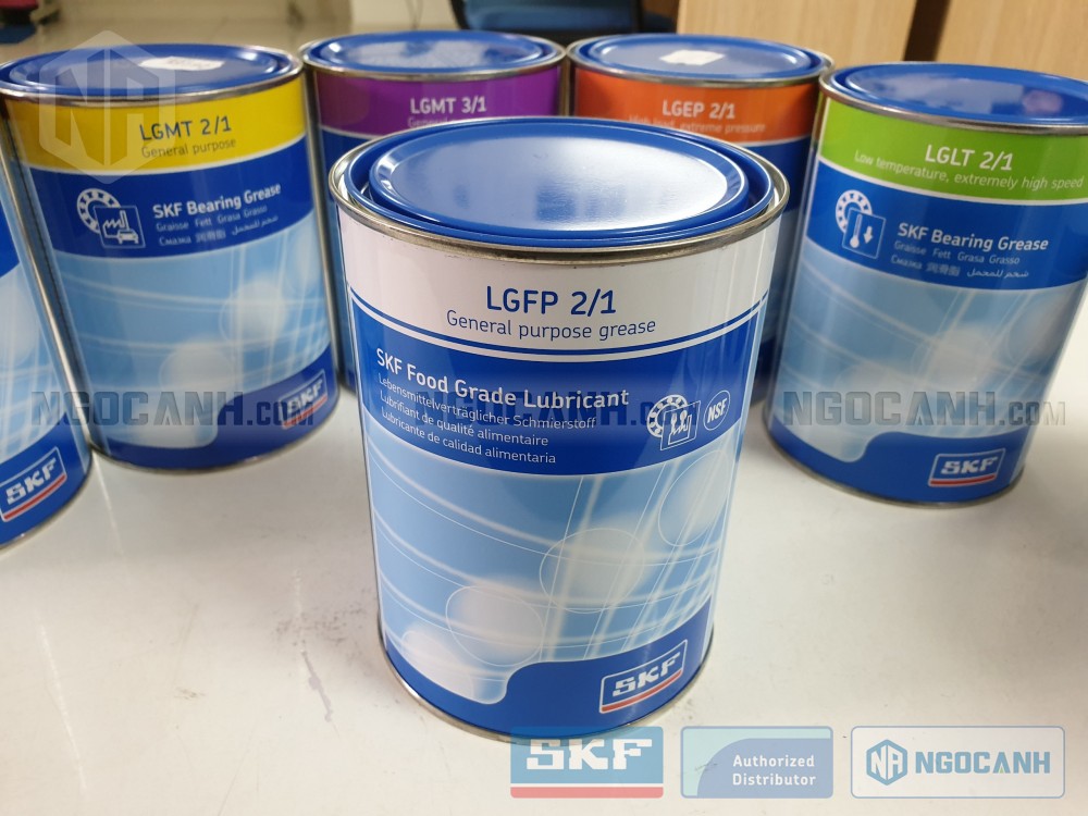 Mỡ thực phẩm SKF LGFP 2/1 được đóng trong hộp 1kg