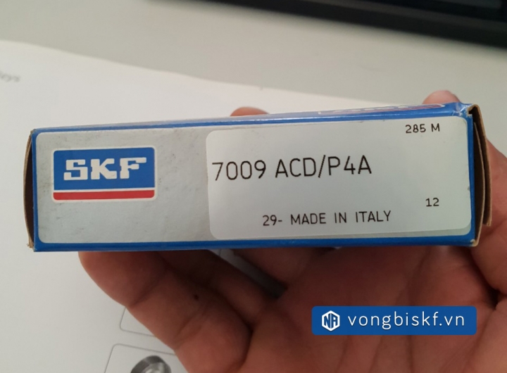 Vòng bi SKF 7009 ACD/P4A chính hãng phân phối bởi Mua bán Vòng Bi - Đại lý ủy quyền SKF Vòng bi SKF 7009 ACD/P4A chính hãng