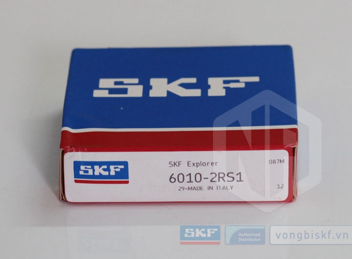 Vòng bi SKF 6010-2RS1 chính hãng phân phối bởi Mua bán Vòng Bi - Đại lý ủy quyền SKF Vòng bi SKF 6010-2RS1 chính hãng