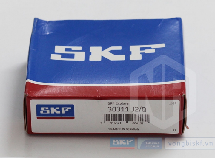 Vòng bi SKF 30311 J2/Q chính hãng phân phối bởi Mua bán Vòng Bi - Đại lý ủy quyền SKF Vòng bi SKF 30311 J2/Q chính hãng