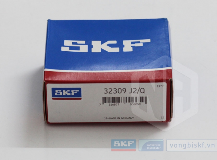 Vòng bi SKF 32309 J2/Q chính hãng phân phối bởi Mua bán Vòng Bi - Đại lý ủy quyền SKF Vòng bi SKF 32309 J2/Q chính hãng