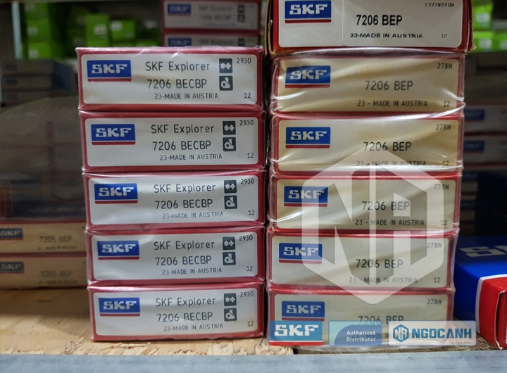 Vòng bi SKF 7206 BEP chính hãng phân phối bởi Mua bán Vòng Bi - Đại lý ủy quyền SKF Vòng bi SKF 7206 BEP chính hãng