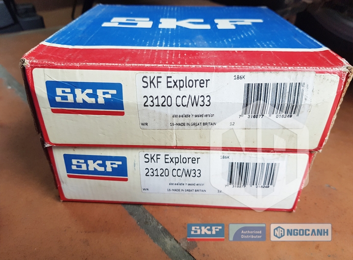 Vòng bi SKF 23120 CC/W33 chính hãng phân phối bởi Mua bán Vòng Bi - Đại lý ủy quyền SKF Vòng bi SKF 23120 CC/W33 chính hãng