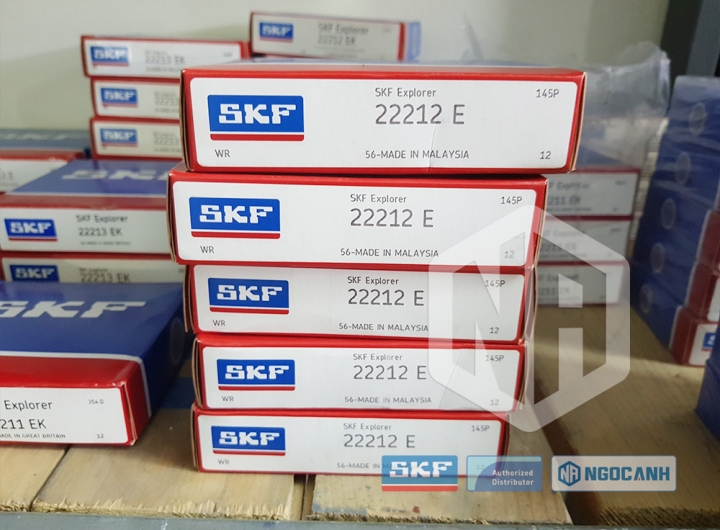 Vòng bi SKF 22212 E chính hãng phân phối bởi Mua bán Vòng Bi - Đại lý ủy quyền SKF Vòng bi SKF 22212 E chính hãng
