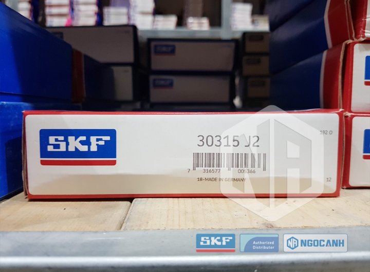 Vòng bi SKF 30315 J2 chính hãng phân phối bởi Mua bán Vòng Bi - Đại lý ủy quyền SKF Vòng bi SKF 30315 J2 chính hãng