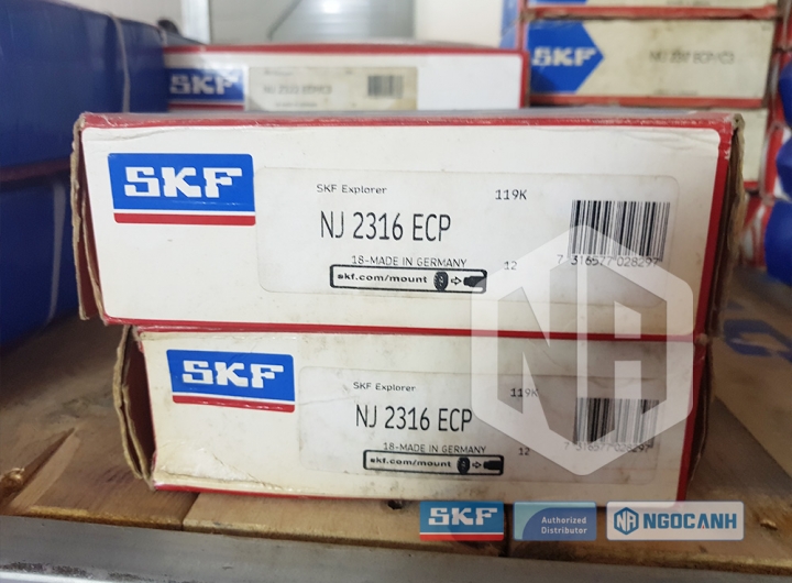 Vòng bi SKF NJ 2316 ECP chính hãng phân phối bởi Mua bán Vòng Bi - Đại lý ủy quyền SKF Vòng bi SKF NJ 2316 ECP chính hãng