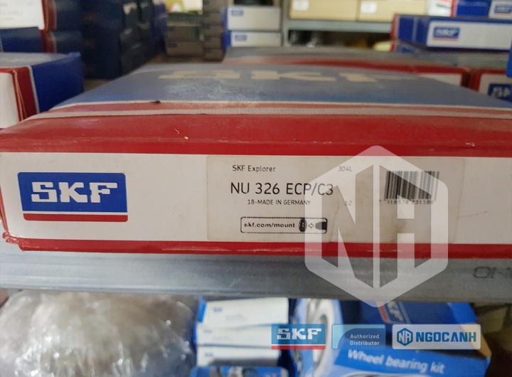 Vòng bi SKF NU 326 ECP/C3 chính hãng phân phối bởi Mua bán Vòng Bi - Đại lý ủy quyền SKF Vòng bi SKF NU 326 ECP/C3 chính hãng
