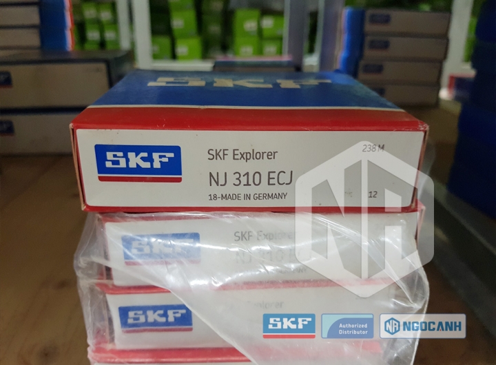 Vòng bi SKF NJ 310 ECJ chính hãng phân phối bởi Mua bán Vòng Bi - Đại lý ủy quyền SKF Vòng bi SKF NJ 310 ECJ chính hãng