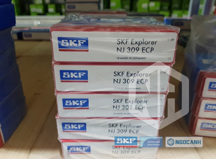 Vòng bi SKF NJ 309 ECP chính hãng phân phối bởi Mua bán Vòng Bi - Đại lý ủy quyền SKF Vòng bi SKF NJ 309 ECP chính hãng