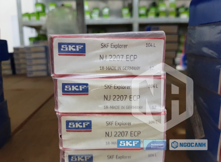 Vòng bi SKF NJ 2207 ECP chính hãng phân phối bởi Mua bán Vòng Bi - Đại lý ủy quyền SKF Vòng bi SKF NJ 2207 ECP chính hãng