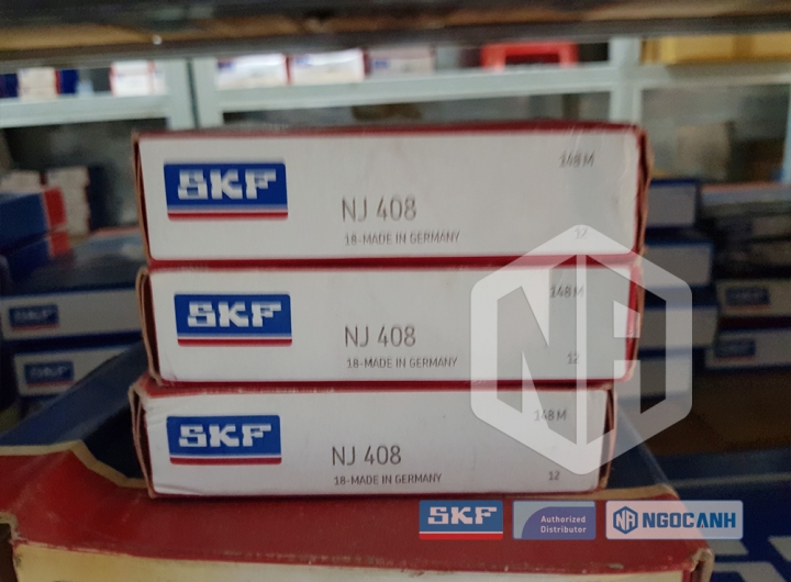 Vòng bi SKF NJ 408 chính hãng phân phối bởi Mua bán Vòng Bi - Đại lý ủy quyền SKF Vòng bi SKF NJ 408 chính hãng