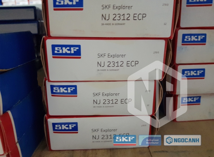 Vòng bi SKF NJ 2312 ECP chính hãng phân phối bởi Mua bán Vòng Bi - Đại lý ủy quyền SKF Vòng bi SKF NJ 2312 ECP chính hãng