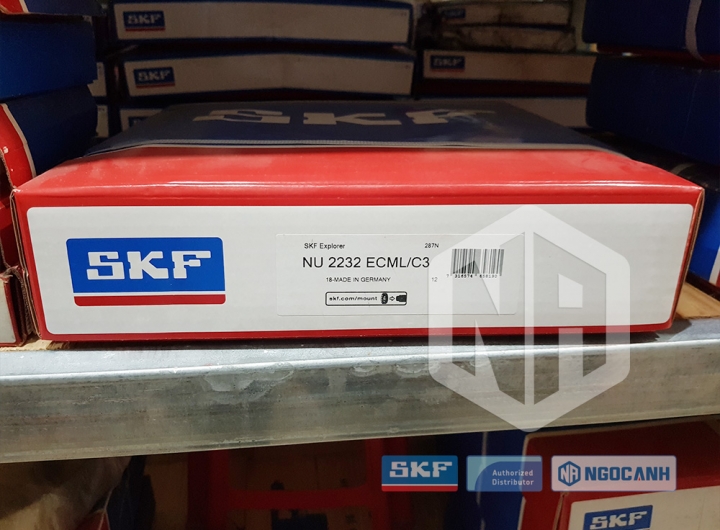 Vòng bi SKF NU 2232 ECML/C3 chính hãng phân phối bởi Mua bán Vòng Bi - Đại lý ủy quyền SKF Vòng bi SKF NU 2232 ECML/C3 chính hãng