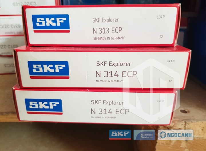 Vòng bi SKF N 314 ECP chính hãng phân phối bởi Mua bán Vòng Bi - Đại lý ủy quyền SKF Vòng bi SKF N 314 ECP chính hãng
