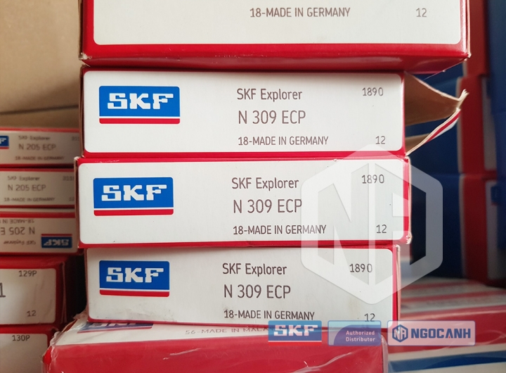 Vòng bi SKF N 309 ECP chính hãng phân phối bởi Mua bán Vòng Bi - Đại lý ủy quyền SKF Vòng bi SKF N 309 ECP chính hãng
