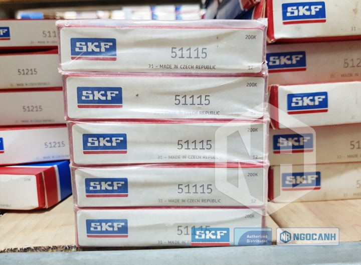 Vòng bi SKF 51115 chính hãng phân phối bởi Mua bán Vòng Bi - Đại lý ủy quyền SKF Vòng bi SKF 51115 chính hãng