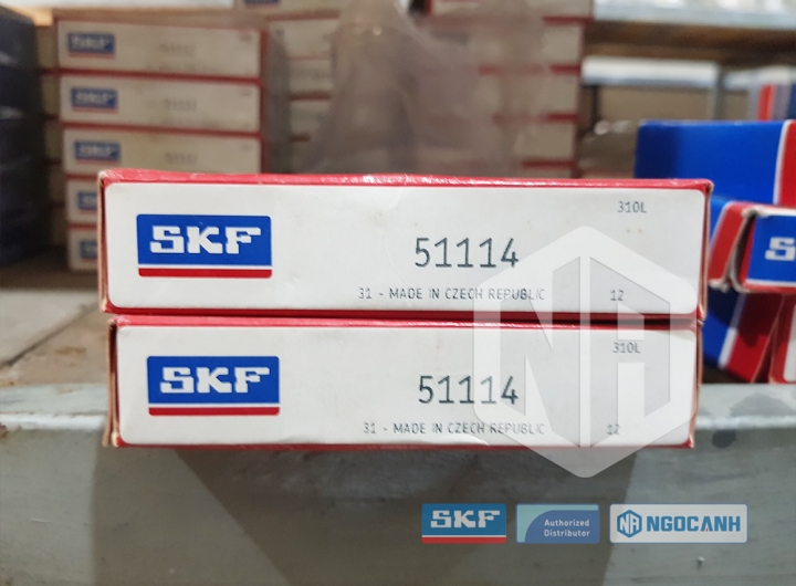 Vòng bi SKF 51114 chính hãng phân phối bởi Mua bán Vòng Bi - Đại lý ủy quyền SKF Vòng bi SKF 51114 chính hãng