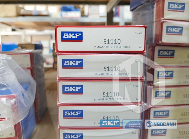 Vòng bi SKF 51110 chính hãng phân phối bởi Mua bán Vòng Bi - Đại lý ủy quyền SKF Vòng bi SKF 51110 chính hãng