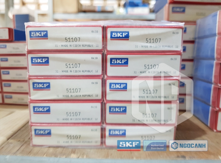 Vòng bi SKF 51107 chính hãng phân phối bởi Mua bán Vòng Bi - Đại lý ủy quyền SKF Vòng bi SKF 51107 chính hãng