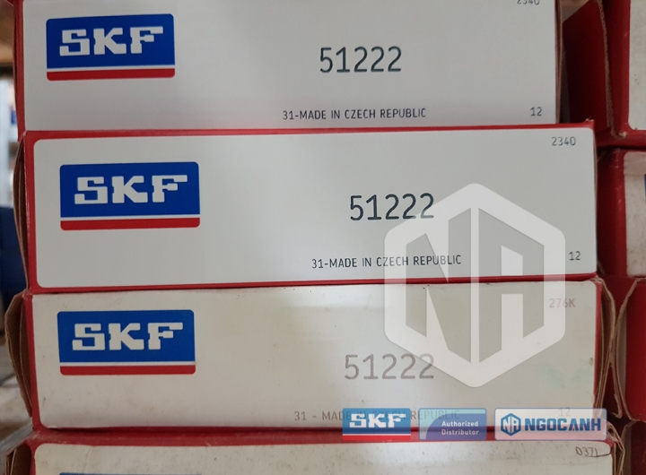 Vòng bi SKF 51222 chính hãng phân phối bởi Mua bán Vòng Bi - Đại lý ủy quyền SKF Vòng bi SKF 51222 chính hãng
