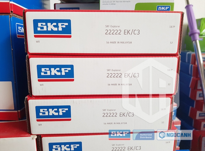 Vòng bi SKF 22222 EK/C3 chính hãng phân phối bởi Mua bán Vòng Bi - Đại lý ủy quyền SKF Vòng bi SKF 22222 EK/C3 chính hãng