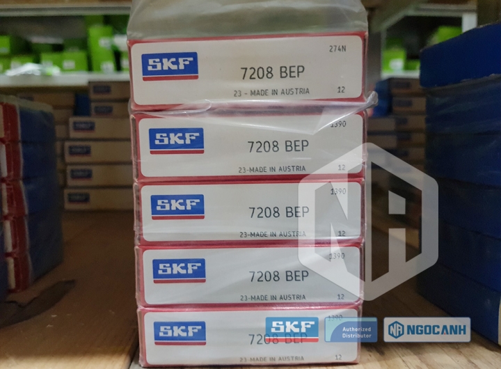 Vòng bi SKF 7208 BEP chính hãng phân phối bởi Mua bán Vòng Bi - Đại lý ủy quyền SKF Vòng bi SKF 7208 BEP chính hãng