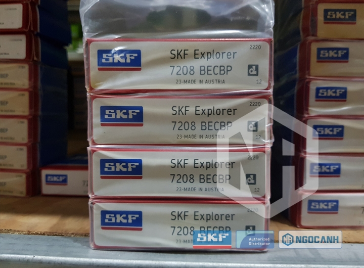 Vòng bi SKF 7208 BECBP chính hãng phân phối bởi Mua bán Vòng Bi - Đại lý ủy quyền SKF Vòng bi SKF 7208 BECBP chính hãng