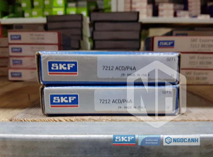 Vòng bi SKF 7212 ACD/P4A chính hãng phân phối bởi Mua bán Vòng Bi - Đại lý ủy quyền SKF Vòng bi SKF 7212 ACD/P4A chính hãng