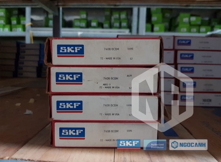 Vòng bi SKF 7408 BCBM chính hãng phân phối bởi Mua bán Vòng Bi - Đại lý ủy quyền SKF Vòng bi SKF 7408 BCBM chính hãng