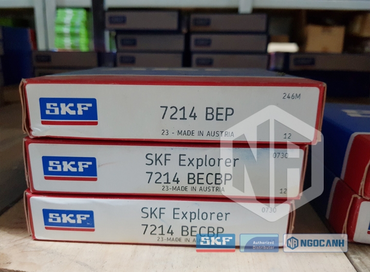 Vòng bi SKF 7214 BEP chính hãng phân phối bởi Mua bán Vòng Bi - Đại lý ủy quyền SKF Vòng bi SKF 7214 BEP chính hãng