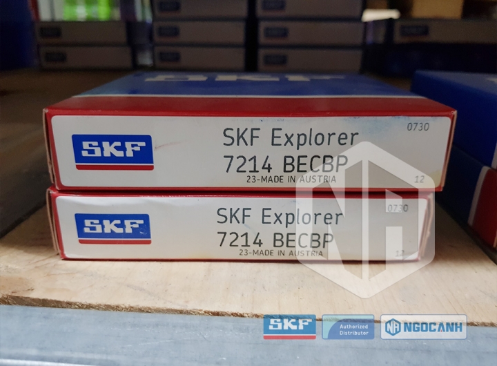 Vòng bi SKF 7214 BECBP chính hãng phân phối bởi Mua bán Vòng Bi - Đại lý ủy quyền SKF Vòng bi SKF 7214 BECBP chính hãng