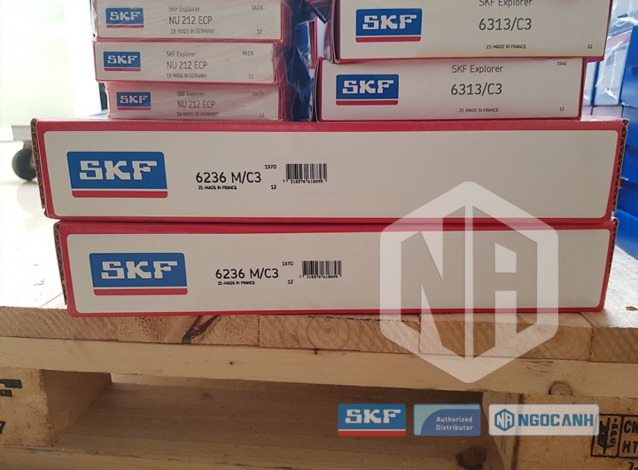 Vòng bi SKF 6236 M/C3 chính hãng phân phối bởi Mua bán Vòng Bi - Đại lý ủy quyền SKF Vòng bi SKF 6236 M/C3 chính hãng