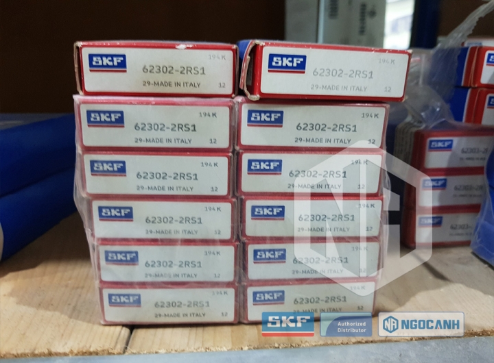 Vòng bi SKF 62302-2RS1 chính hãng phân phối bởi Mua bán Vòng Bi - Đại lý ủy quyền SKF Vòng bi SKF 62302-2RS1 chính hãng