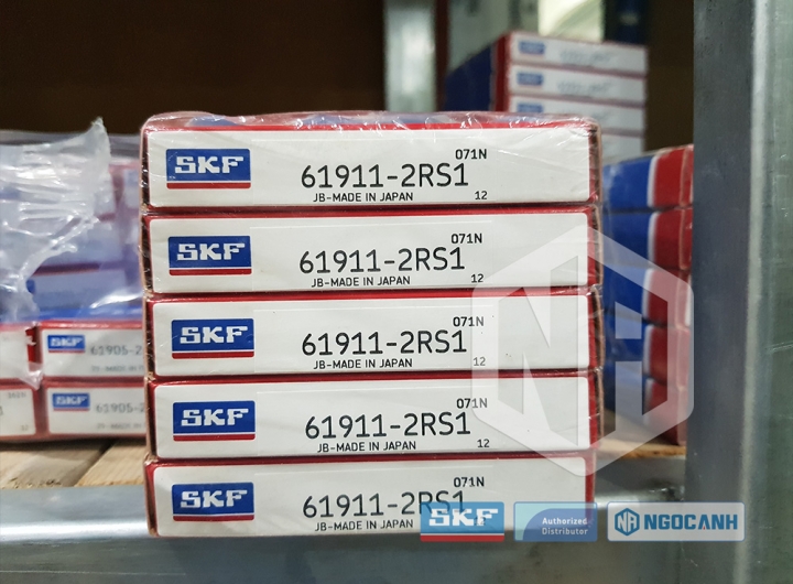 Vòng bi SKF 61911-2RS1 chính hãng phân phối bởi Mua bán Vòng Bi - Đại lý ủy quyền SKF Vòng bi SKF 61911-2RS1 chính hãng