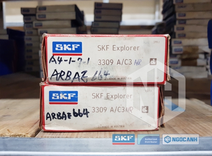 Vòng bi SKF 3309 A/C3 chính hãng phân phối bởi Mua bán Vòng Bi - Đại lý ủy quyền SKF Vòng bi SKF 3309 A/C3 chính hãng