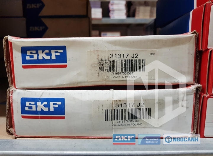 Vòng bi SKF 31317 J2 chính hãng phân phối bởi Mua bán Vòng Bi - Đại lý ủy quyền SKF Vòng bi SKF 31317 J2 chính hãng