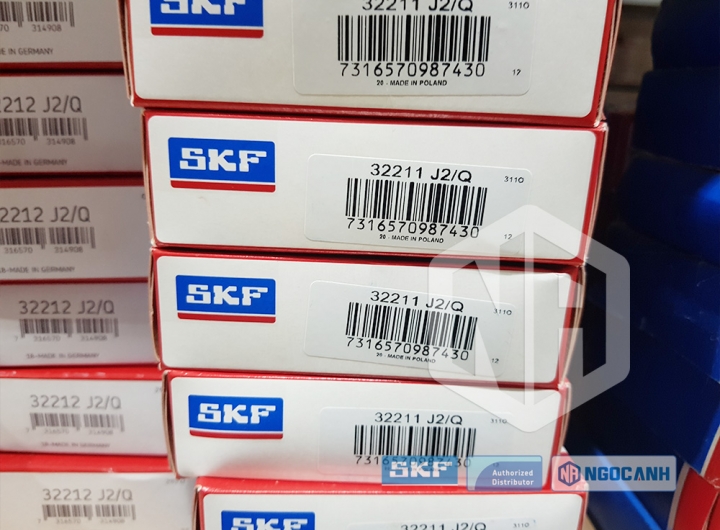 Vòng bi SKF 32211 J2/Q chính hãng phân phối bởi Mua bán Vòng Bi - Đại lý ủy quyền SKF Vòng bi SKF 32211 J2/Q chính hãng