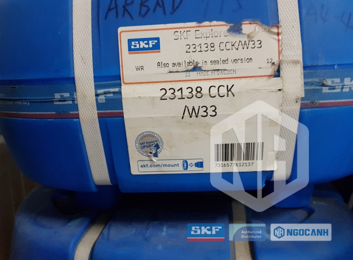 Vòng bi SKF 23138 CCK/W33 chính hãng phân phối bởi Mua bán Vòng Bi - Đại lý ủy quyền SKF Vòng bi SKF 23138 CCK/W33 chính hãng