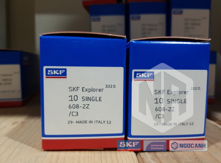 Vòng bi SKF 608-2Z/C3 chính hãng phân phối bởi Mua bán Vòng Bi - Đại lý ủy quyền SKF Vòng bi SKF 608-2Z/C3 chính hãng