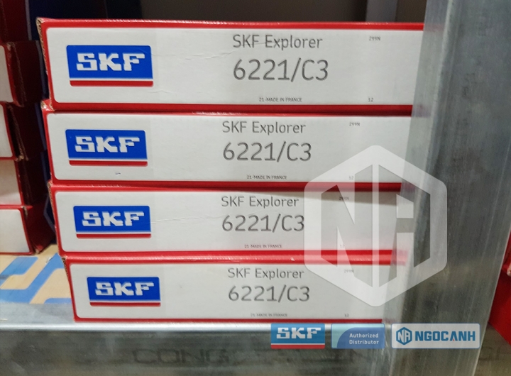 Vòng bi SKF 6221/C3 chính hãng phân phối bởi Mua bán Vòng Bi - Đại lý ủy quyền SKF Vòng bi SKF 6221/C3 chính hãng