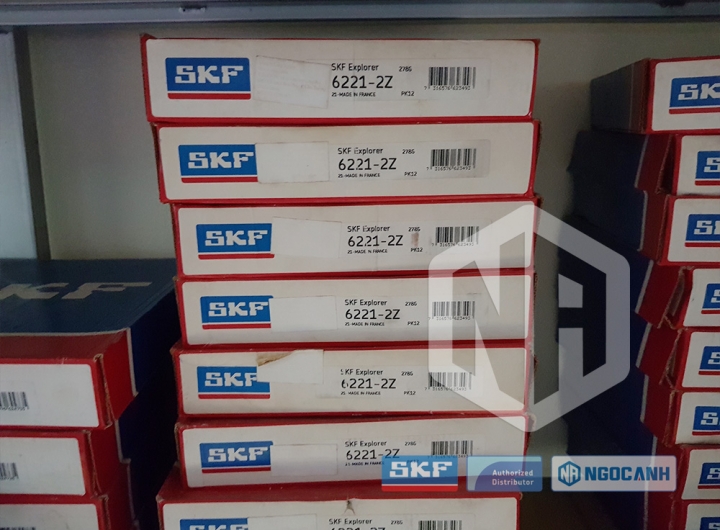 Vòng bi SKF 6221-2Z chính hãng phân phối bởi Mua bán Vòng Bi - Đại lý ủy quyền SKF Vòng bi SKF 6221-2Z chính hãng