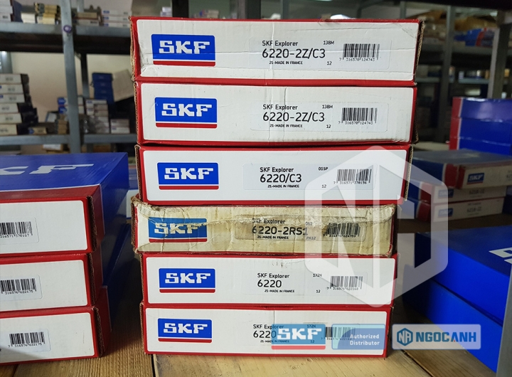 Vòng bi SKF 6220-2Z/C3 chính hãng phân phối bởi Mua bán Vòng Bi - Đại lý ủy quyền SKF Vòng bi SKF 6220-2Z/C3 chính hãng