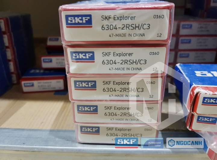 Vòng bi SKF 6304-2RSH/C3 chính hãng phân phối bởi Mua bán Vòng Bi - Đại lý ủy quyền SKF Vòng bi SKF 6304-2RSH/C3 chính hãng