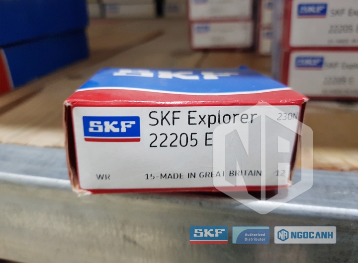 Vòng bi SKF 22205 E chính hãng phân phối bởi Mua bán Vòng Bi - Đại lý ủy quyền SKF Vòng bi SKF 22205 E chính hãng