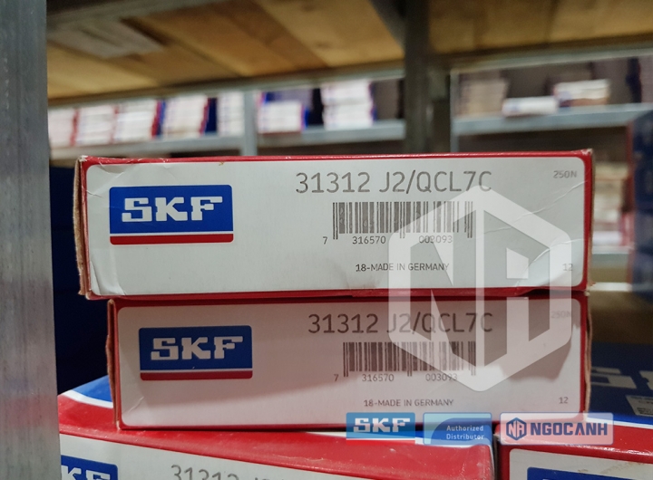Vòng bi SKF 31312 J2/QCL7C chính hãng phân phối bởi Mua bán Vòng Bi - Đại lý ủy quyền SKF Vòng bi SKF 31312 J2/QCL7C chính hãng