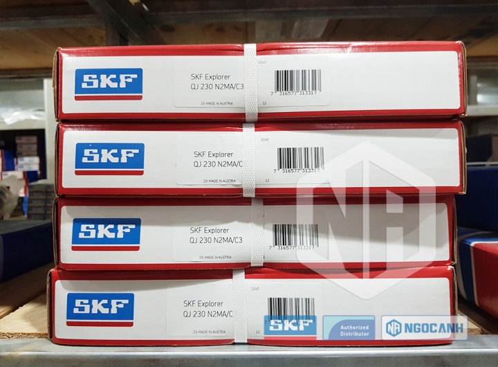 Vòng bi SKF QJ 230 N2MA/C3 chính hãng phân phối bởi Mua bán Vòng Bi - Đại lý ủy quyền SKF Vòng bi SKF QJ 230 N2MA/C3 chính hãng