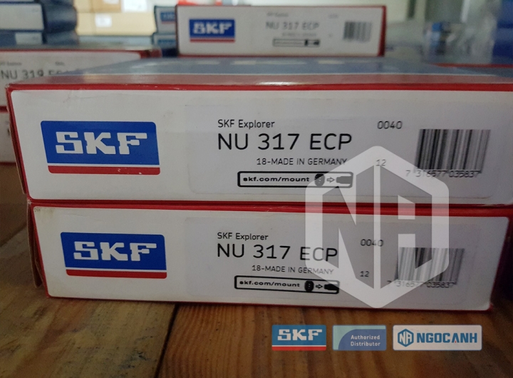 Vòng bi SKF NU 2317 ECP chính hãng phân phối bởi Mua bán Vòng Bi - Đại lý ủy quyền SKF Vòng bi SKF NU 2317 ECP chính hãng