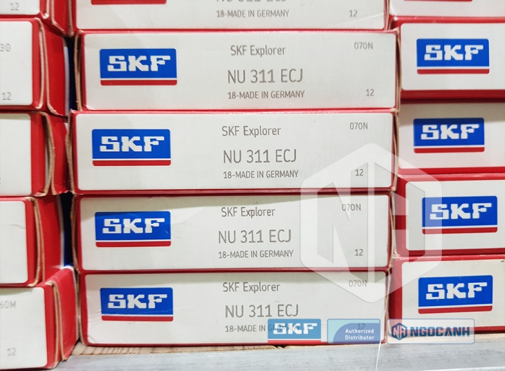 Vòng bi SKF NU 311 ECJ chính hãng phân phối bởi Mua bán Vòng Bi - Đại lý ủy quyền SKF Vòng bi SKF NU 311 ECJ chính hãng