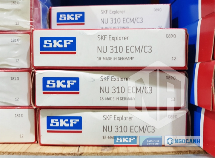 Vòng bi SKF NU 310 ECM/C3 chính hãng phân phối bởi Mua bán Vòng Bi - Đại lý ủy quyền SKF Vòng bi SKF NU 310 ECM/C3 chính hãng
